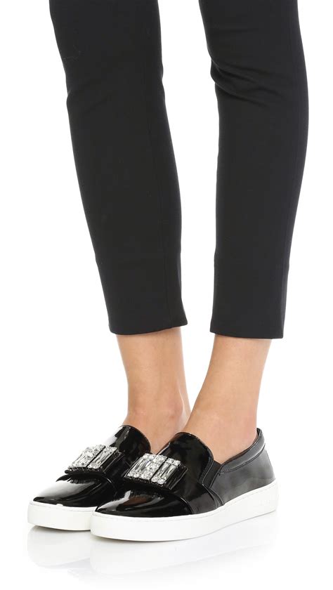 michael kors michelle slip on|michael kors slip on sneaker.